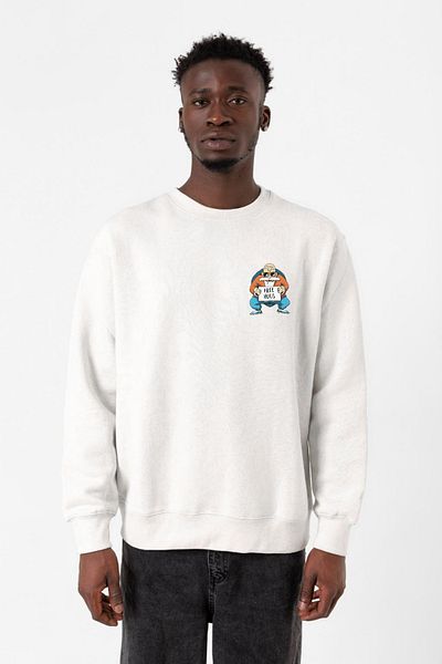 Tshirthane Dragon Ball Z Master Roshi Δωρεάν Αγκαλιές Λευκό Ανδρικό Φούτερ - 2ip