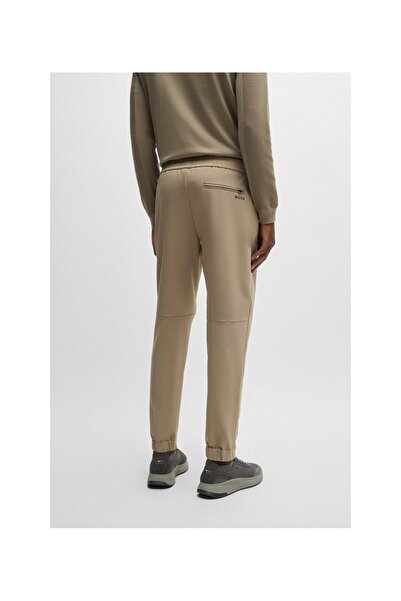 BOSS Kolay ütülenen dört yönlü esnek kumaştan daralan kesim chino