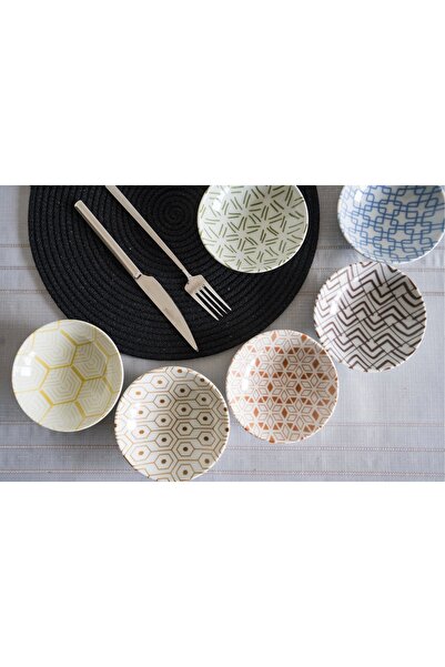 Porland Tamina 6'lı Karma Çerezlik Sosluk Kase Takımı 12cm