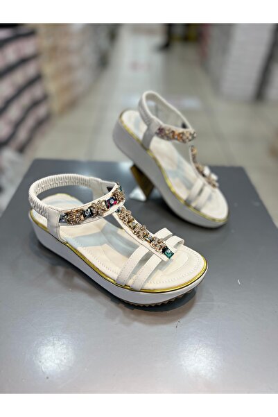 Guja صندل نسائي أنيق بكعب فيتا