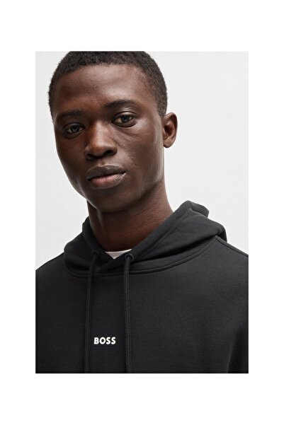 BOSS Logo süslemeli pamuklu penye eşofman