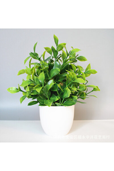 Choice T207-6 قطعة واحدة من نباتات اصطناعية مزروعة في أصيص، ديكور مكتبي منزلي...