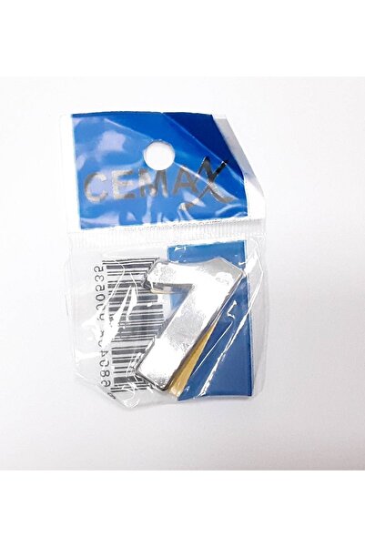 Marsilyan 4 cm Plastic Chrome Plated Door Number -1 Ieg-U87I5869