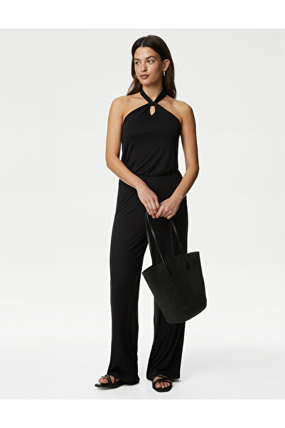 Marks & Spencer Regular Fit Bağlama Detaylı Örme Tulum