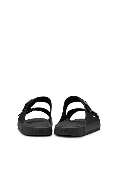 BOSS Üst kısmı yapılandırılmış çift bantlı üniseks sandalet