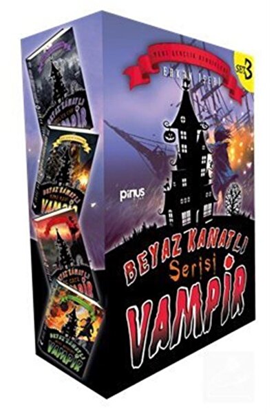 Pinus Kitap Beyaz Kanatlı Vampir Set 3
