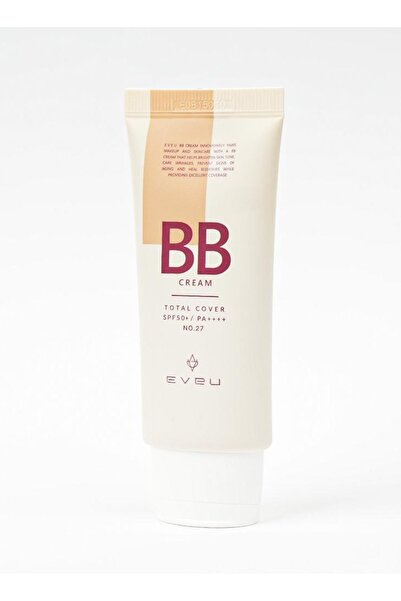 EVEU بيبي كريم أساس ايفيو الكوري للتغطية الكاملة - وواقي شمس بعامل حماية SPF50+/PA++++ رقم 27-50مل