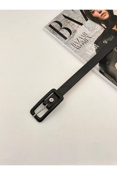 MODAM HİFA Cataramă placată dreptunghiulară Cureaua pentru femei Pantaloni Curea pentru rochie Curea pentru cămașă Curea pentru haină