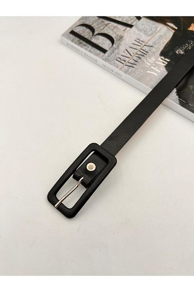 MODAM HİFA Cataramă placată dreptunghiulară Cureaua pentru femei Pantaloni Curea pentru rochie Curea pentru cămașă Curea pentru haină