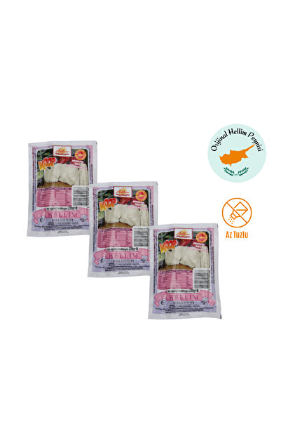 KOOP Süt Az Tuzlu Hellim Peynir 3'lü Toplam 660gr