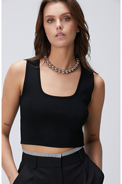 Network Siyah Triko Büstiyer