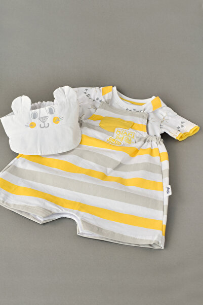 Wogi Çizgili Bebek/Çocuk Salopet