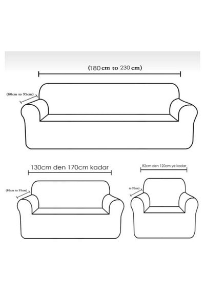 kanway 3+2+1+1 Lycra Checkered Pattern Elastic Flexible Washable Sofa Set Cover / Cover