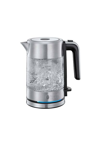 RUSSELL HOBBS Mini Compact Home Glass Kettle 0.8L