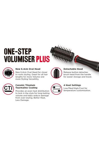 Revlon RVDR5298ARB One-Step Volumiser Plus Detachable Head