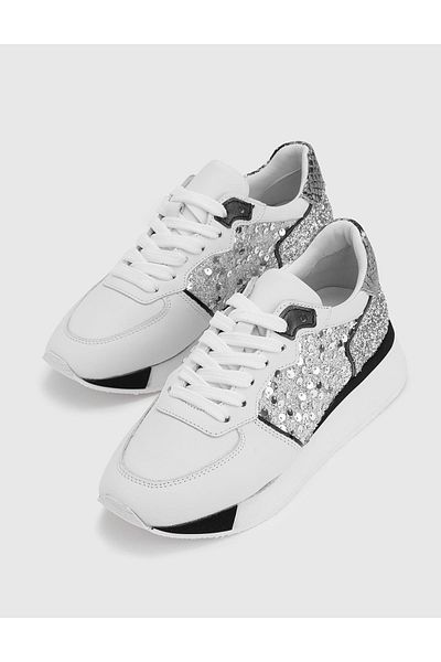 İLVİ Lohuis Genuine Leather Women's White Sneakers