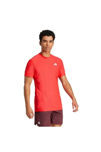 adidas Γυναικείο κόκκινο μπλουζάκι FLFT TEE PRO JE3508