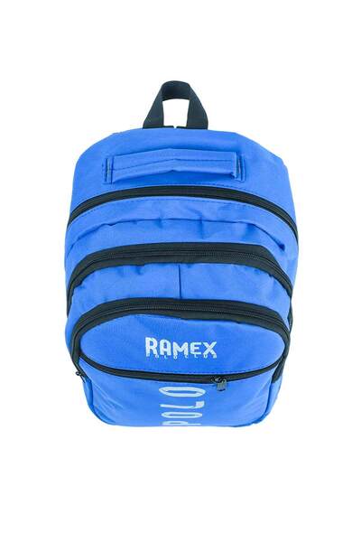 Pikas Polo Blue School Backpack - Bag Design