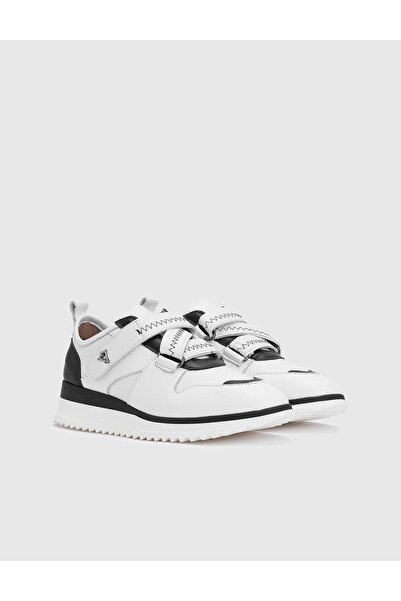 İLVİ Rogka Hakiki Deri Kadın Beyaz Spor Ayakkabı