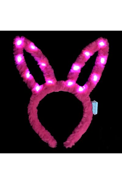 Hepta Collection Ledimageik Fluffy Rabbit Ear Rabbit Candy Pink 17X23 cm