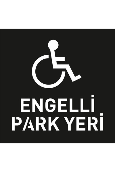 İlgi Trafik Engelli Park Yeri Şablonu Otopark Boyama Şablonu Engelli Yeri Sem...