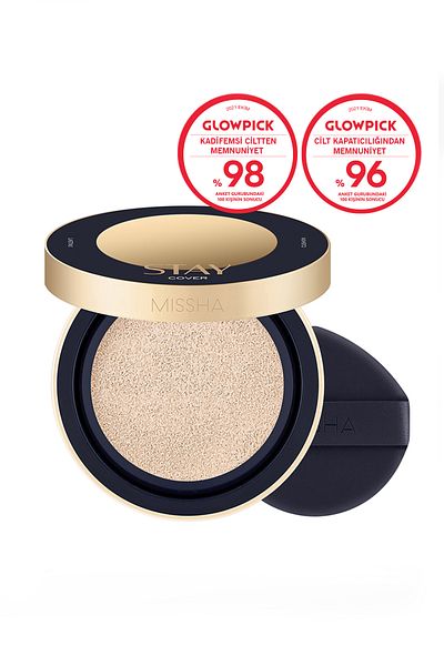 Missha Long-Lasting High Coverage Cushion Stay Cushion Spf40/Pa++ (No.21P Fair)