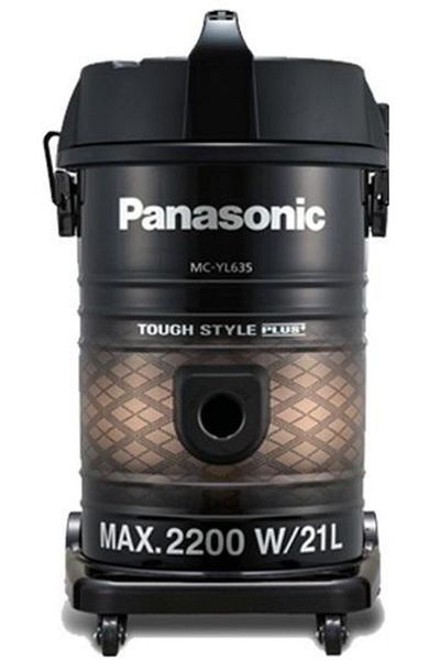 PANASONIC مكنسة كهربائية على شكل أسطوانة بقوة 2200 واط MCYL635 باللون الأسود