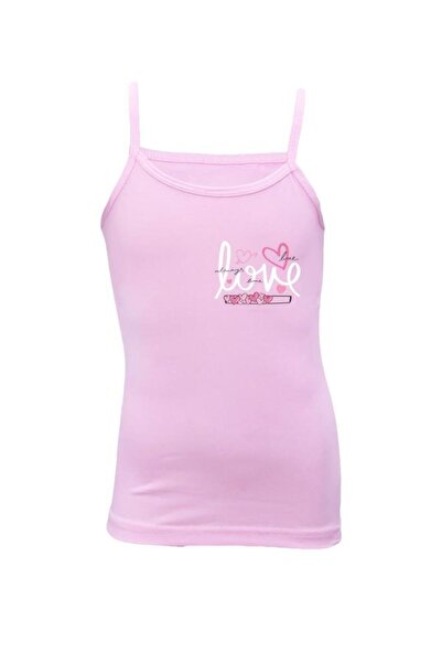 Onurel Pack of 5 Love Printed Lycra Girls' Cotton Undershirt