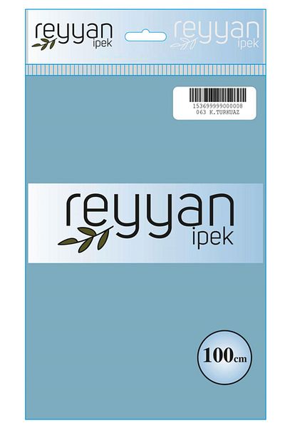 REYYAN Μονόχρωμη τσάντα γραφής - Χρώμα-063 - Κ.τιρκουάζ