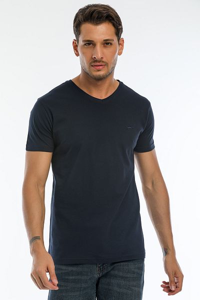 Slazenger Ανδρικό μπλουζάκι Sargon Navy Blue