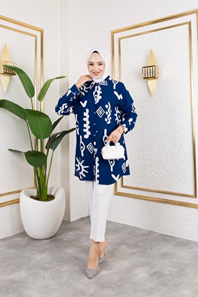 Sfg Life Moda Women's Hijab Clothing & Sportswear Suitable Button Detail Styl...