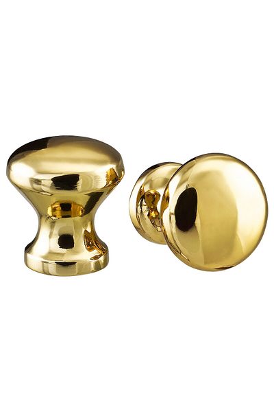 erorex Knob, brass-colour, 20 mm