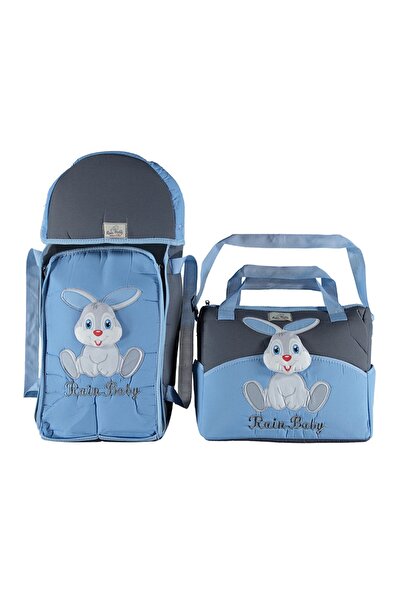 ŞAMATA PARTİ EVİ 2'li Bebek Taşıma Seti Tavşan Temalı Portbebe Bakım Çantası ...