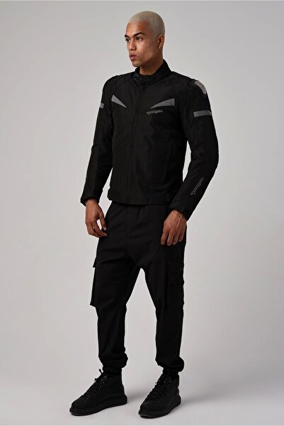 Prohel Ceket Colombıa Siyah Hörgüçlü Baskılı Tişört