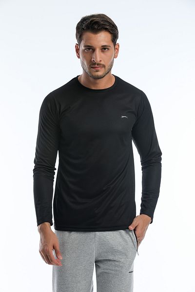 Slazenger Odin Herren T-Shirt Schwarz
