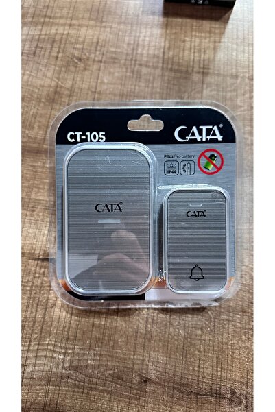 Cata Ct-105 Pilsiz 220v Enerjili Kumandalı Zil Beyaz