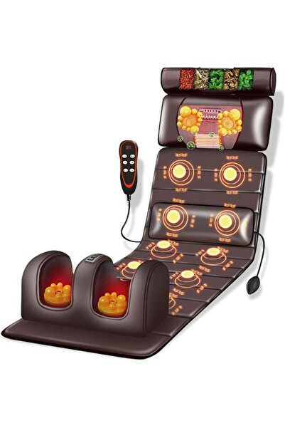 valkyrie Isıtmalı Elektrikli Tam Vücut Masaj Yatağı - Katlanabilir Kumandalı Titreşimli Masaj Koltuğ