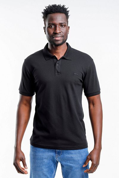 Slazenger Ανδρικό μπλουζάκι Polo Neck - Salvator Black St11te081