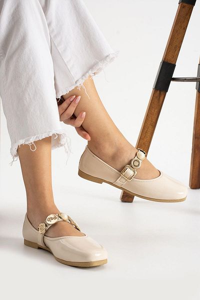 Moda Frato Modafrato STL-110 Turalı Balerini Pantofi de zi cu zi pentru damă Pantofi de acasă