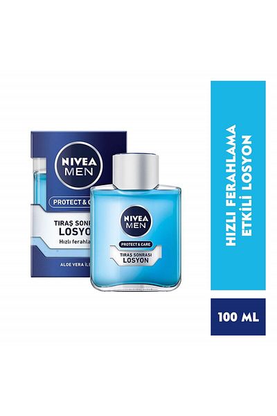 NIVEA After Shave Lotion Men Protect & Care Moisturizer 100 ml