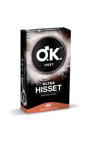 Okey Ultra Hisset 10'li Prezervatif+gınseng Masaj Jeli Ve Kayganlaştırıcı Jel 200 Ml