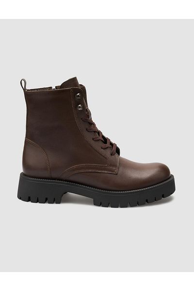 Cabani 100% Genuine Leather Brown Women's Boots
