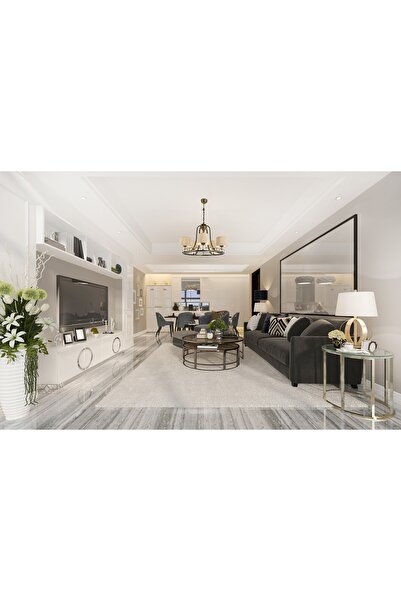 Avonni Av-1597-5es Eskitme Kaplama Modern Avize E27 Metal Cam Kumaş 65cm