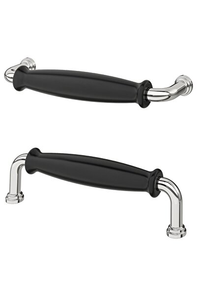 erorex Handle, black/chrome-plated, 141 mm