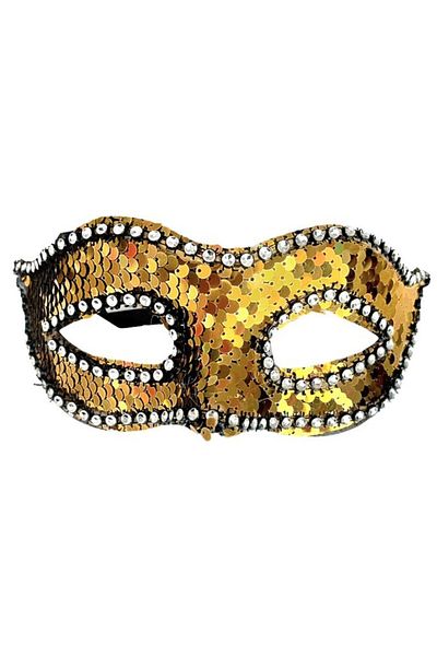 BeySüS Party Balloon - Masked Sequined Gold