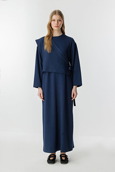 Hooopstore Anvelop Lacivert Elbise