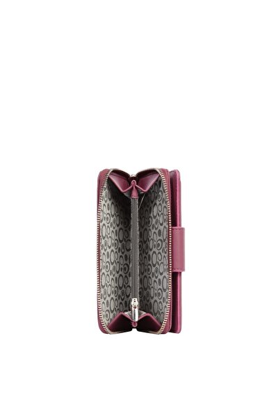CENGİZ PAKEL Lucia Kadın Cüzdan 65268-Mürdüm