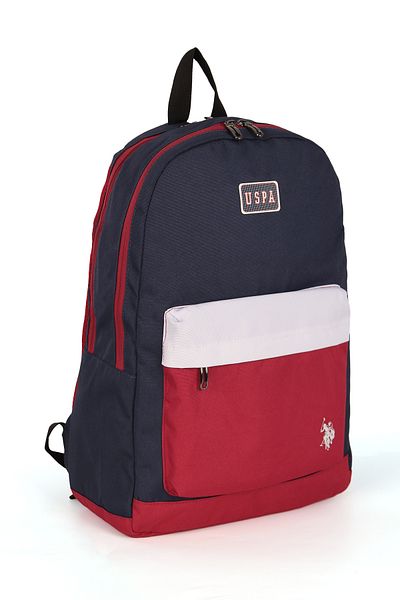 U.S. Polo Assn. US Polo Assn 24480-24481 Unisex School Backpack - Navy Blue, για καθημερινά ταξίδια και αθλήματα