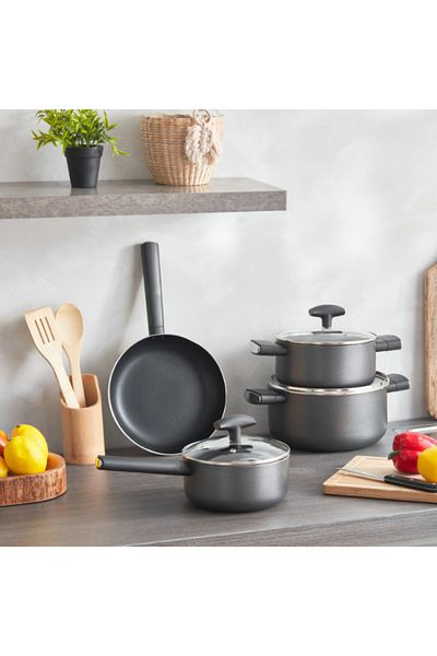 Home Box Lisbon 9-Piece Non-Stick Cookware Set