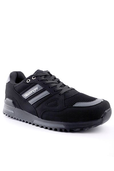 Slazenger Pantofi unisex negru / negru maro I pantofi